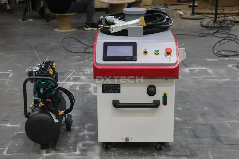 dxtech 1500w mini laser cleaning machine shipped to australia(aus)-1
